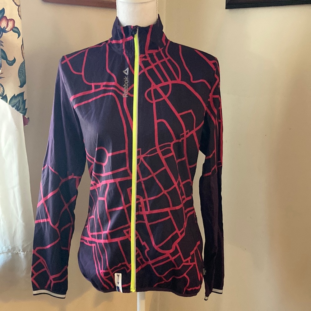Reebok Lightweight Purple Running Jacket